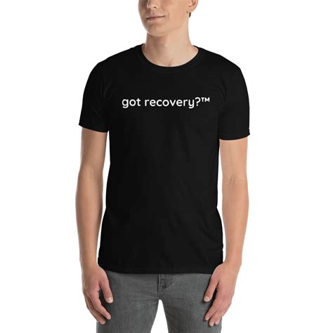 Got Recovery Black Short Sleeve Unisex T Shirt Faces And Voices Of