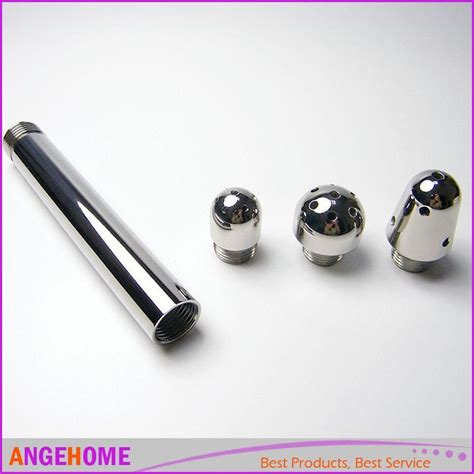 Newest Shower Enema Water Nozzle Style Plug Head Enema Anal Cleaning