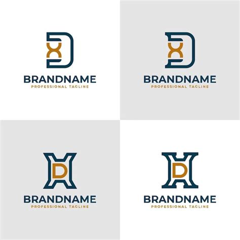 Letras Elegantes Dx Y Xd Monograma Logotipo Adecuado Para Negocios Con