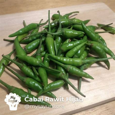 Jual Cabe Cabai Rawit Hijau 500 GR 1KG Shopee Indonesia