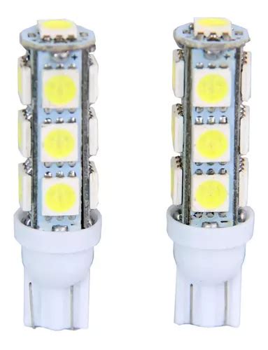 Par Lâmpadas Pingo T10 13 Leds 6000k Super Branca MercadoLivre