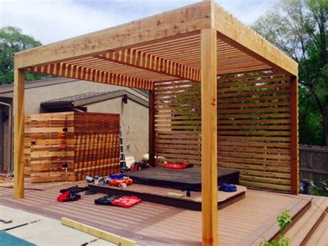 MODERN PERGOLA | Modern pergola, Deck with pergola, Pergola