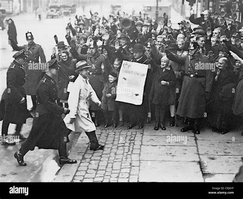 Joseph Goebbels In The Reichstag Elections On 12111933 Stock Photo