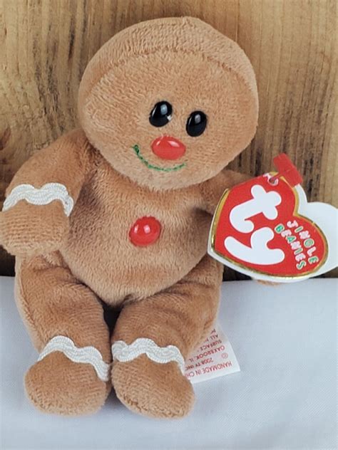 Ty Jingle Beanie Baby Sweeter The Gingerbread Man Inch Ornament