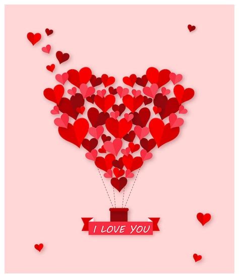 Premium Vector Free Vector Lovely Happy Valentine S Day Background