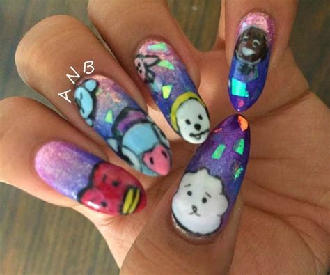 Bts Nail Art Well Bt But Nail Art By Anb Or Anothernailblog Nail