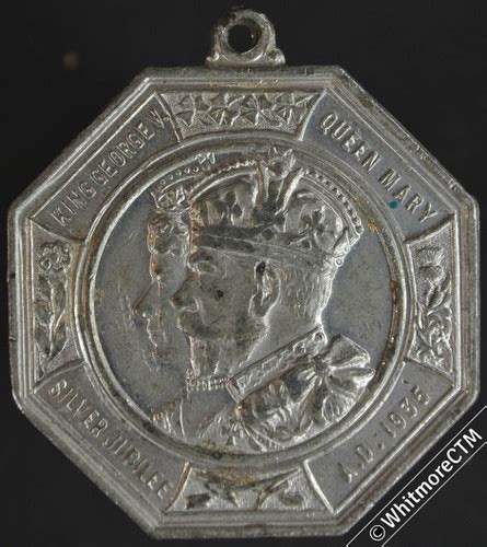 Middlesex George V Jubilee Medal Mm We I White Metal Whitmore