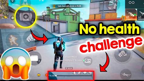 No Health Challenge First Time Freefire Garena Freefire Challenge