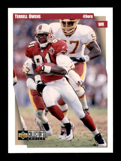 1997 Football Upper Deck Terrell Owens San Francisco 49ers 88 EBay