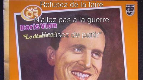 TÉLÉCHARGER LE DESERTEUR BORIS VIAN