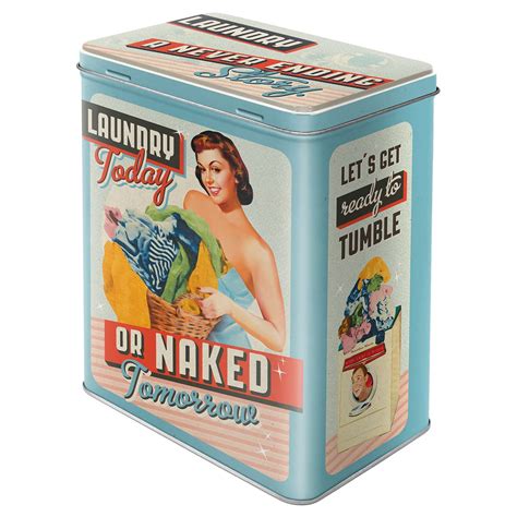 Nostalgic Art Retro Vorratsdose L 3 L Laundry Today Or Naked Tomorrow