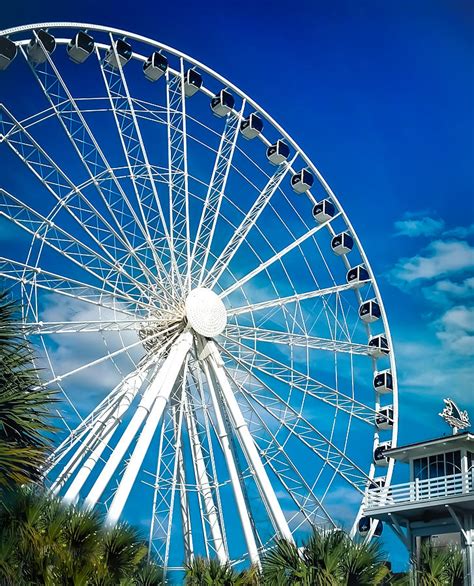 Myrtle Beach Sky Wheel Photograph By Karen Wiles Fine Art America