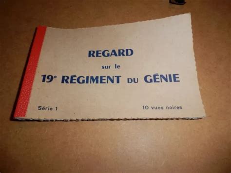 Rare Me R Giment Du G Nie Carnet De Photos Noire Et Blanc Annee