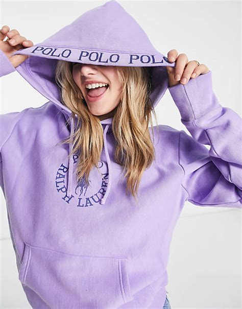 Polo Ralph Lauren X Asos Exclusive Collab Hoodie With Chest Circle Logo