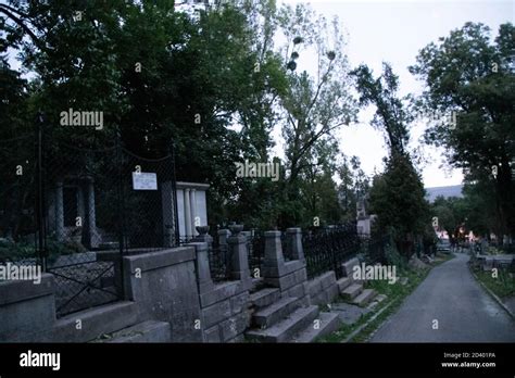 A Side View Of Old Graves And A Little Bit Of Alley Stock Photo Alamy
