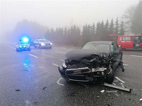 Erstmeldung Erneut Schwerer Unfall Auf B414 Hubschrauber Konnte