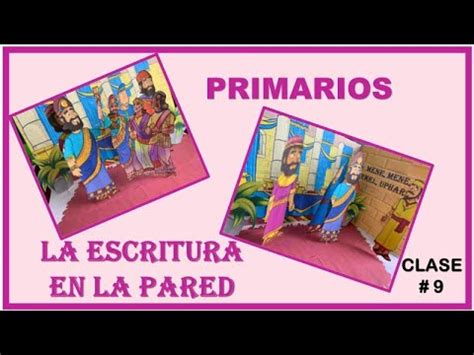 Primarios La Escritura En La Pared Clase Ministerio Infantil