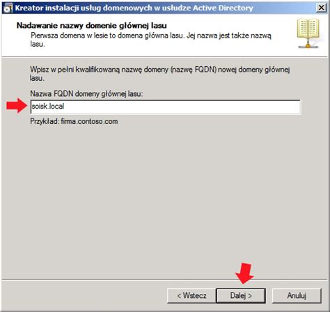 Instalacja Active Directory Na Windows Server 2008 Soisk Pl