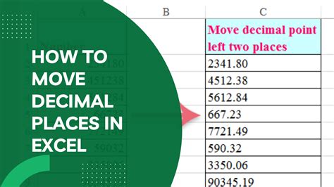 Mastering Decimal Placement A Guide On How To Move Decimal Places In