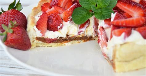 Receta De Tarta De Frutilla Crema Y Dulce De Leche