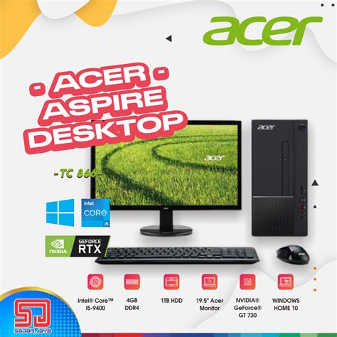 Acer Aspire Desktop Tc Intel Core I Gb Tb Hdd