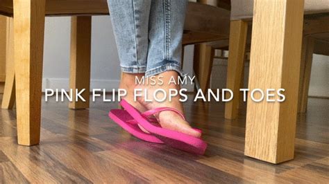 Pink Flip Flops Toes PORNMEKA