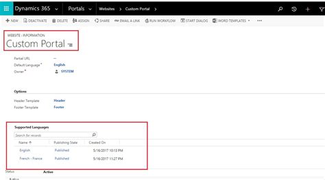 Enable Multiple Languages On Microsoft Dynamics Portal Microsoft