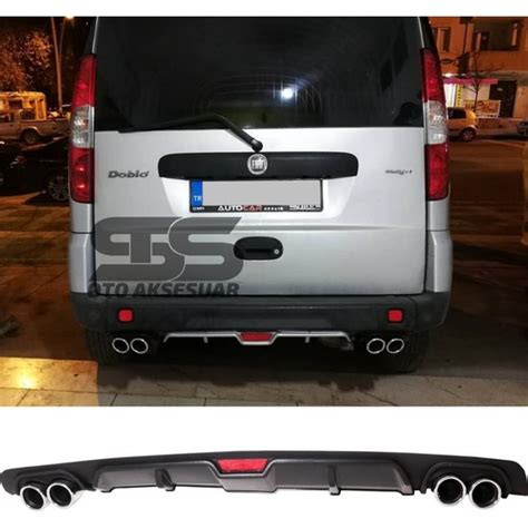 Fruens Fiat Doblo D2 Difüzör Arka Tampon Eki 4 Egzoz Çıkışlı Fiyatı