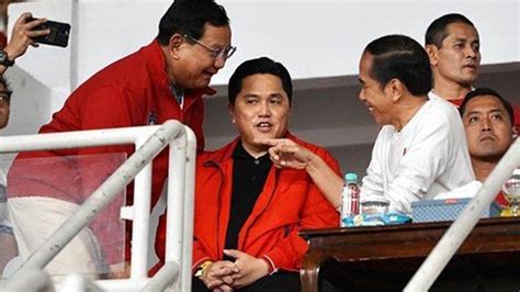 Pengamat Nilai Jokowi Telah Restui Prabowo Subianto Dan Erick Thohir