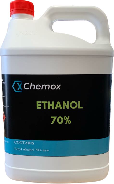 70 Ethanol 5l Chemox Chemicals Australia