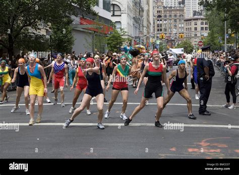 New York City Dance Parade Broadway New York City Stock Photo Alamy