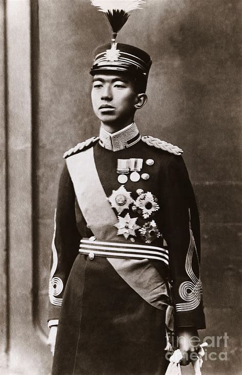 Emperor Hirohito Of Japan by Bettmann