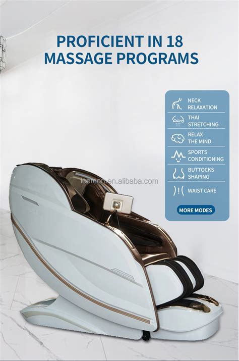 Leercon New Hot High End Luxury Shiatsu Full Body 4d Zero Gravity Real Relax Massage Chair With