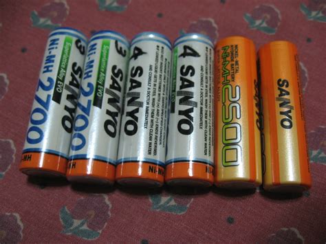 Sanyo Rechargeable Batteries These Ni Mh Rechargeable Batt Flickr