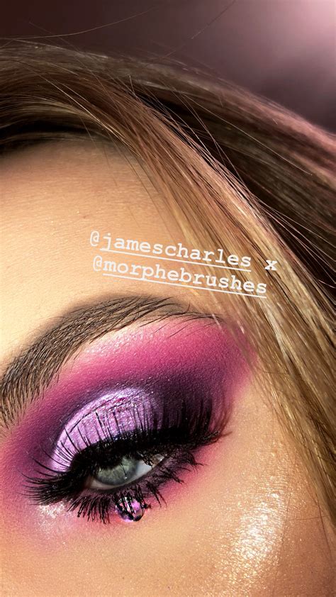 Purple Eyeshadow Using The James Charles X Morphe Palette Makeup