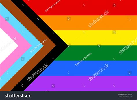 Gay Vector Flag Progress Pride Lgbt Stock Vector Royalty Free Shutterstock
