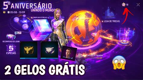 2 GELOS GRÁTIS COMO FUNCIONA O EVENTO DE ANIVERSÁRIO TOKEN PENTÁGONO