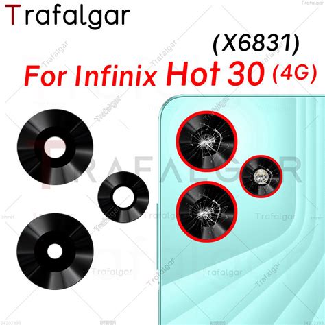 เลนสกระจกกลองดานหลง แบบเปลยน พรอมสตกเกอรกาว สาหรบ Infinix Hot 30 4G X6831 Shopee