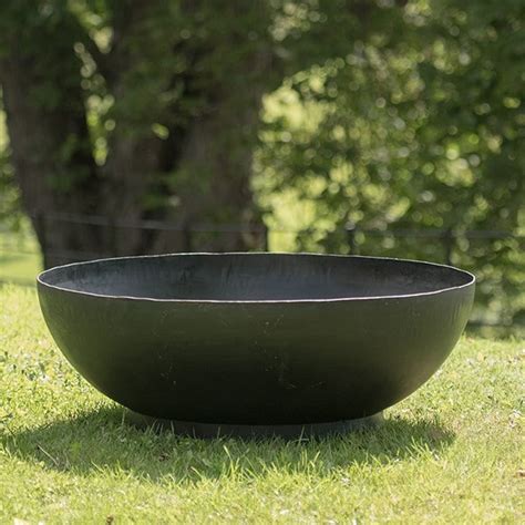 buy large iron fire pit bowl