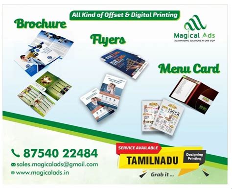 Pamphlet Printing Services At Rs 1 Page In Coimbatore ID 2852931714912