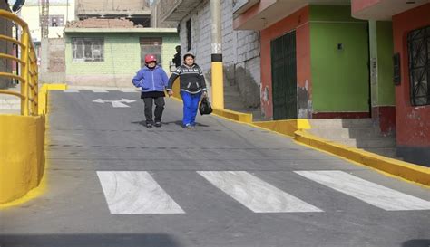 Ministerio De Vivienda Culmin Tres Obras De Pistas Y Veredas En