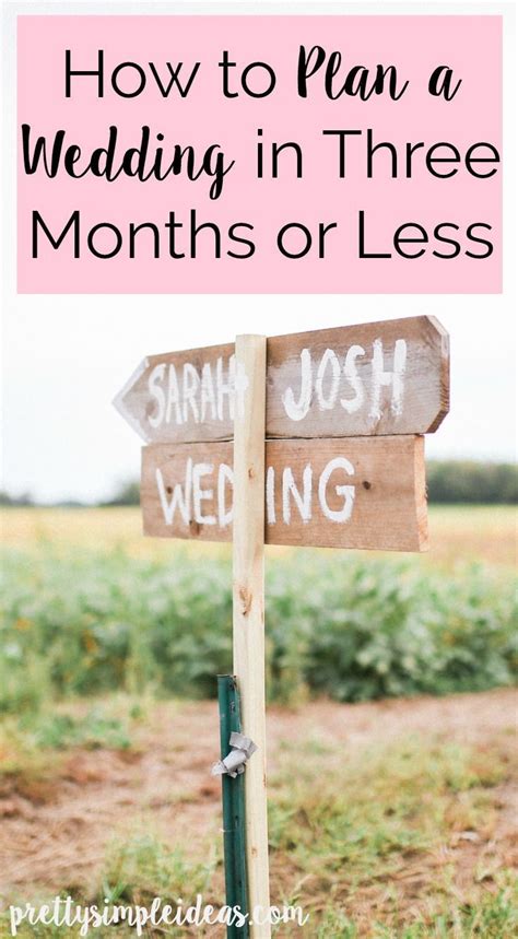 Plan A Wedding In Six Months Or Less Easy Wedding Planning How To