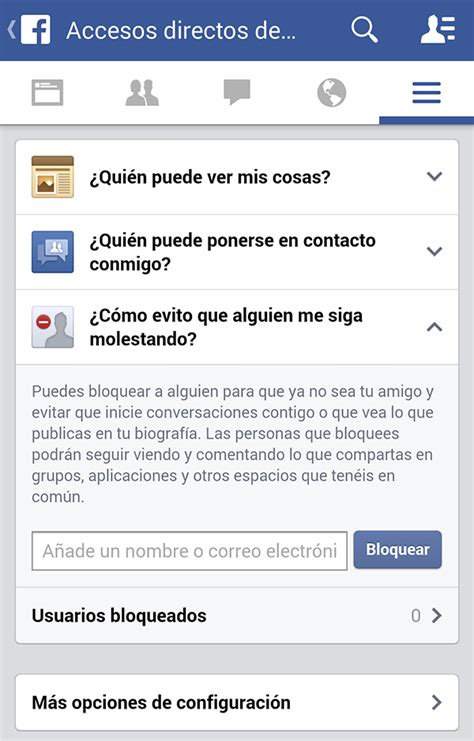 Cómo bloquear personas y aplicaciones en Facebook desde tu móvil