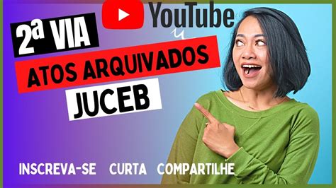 Como emitir certidão de inteiro teor na JUCEB YouTube