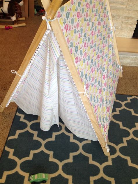 Mommy Vignettes: No-Sew A-Frame Tent Tutorial