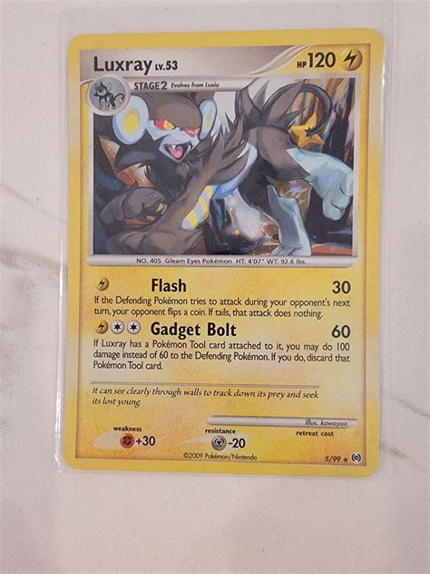 Luxray Platinum Arceus Holo Rare Pokemon Card Nm Ebay