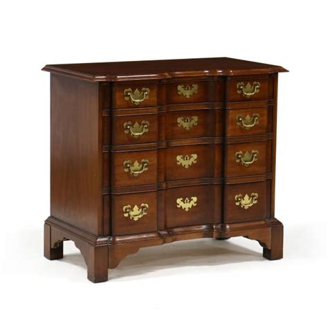 Hickory Chair Co Historic James River Plantation Block Front Chest Of