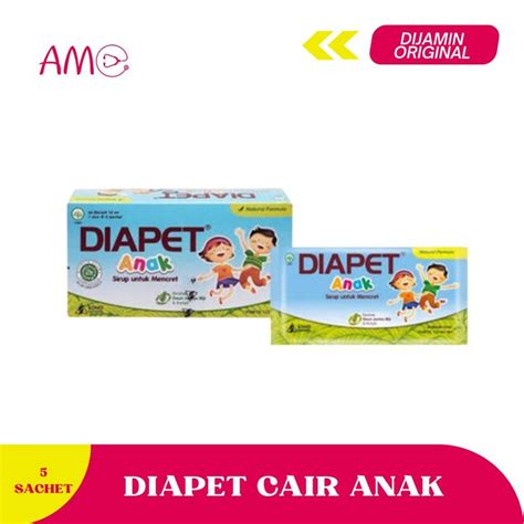 Jual Diapet Cair 5 Sachet Untuk Anak Obat Diare Anak Shopee Indonesia