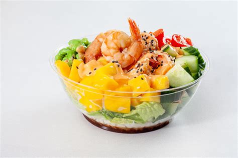 Poke Bowl Aux Crevettes La Fourchette Remplie