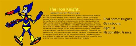 The Iron Knight Teenage Superhero In France By Mrfox14062006part3 On